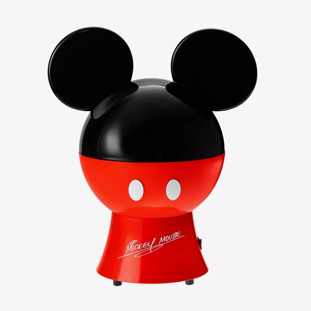 Disney Mickey Mouse Red and Black Popcorn Popper - Picture 4 of 4